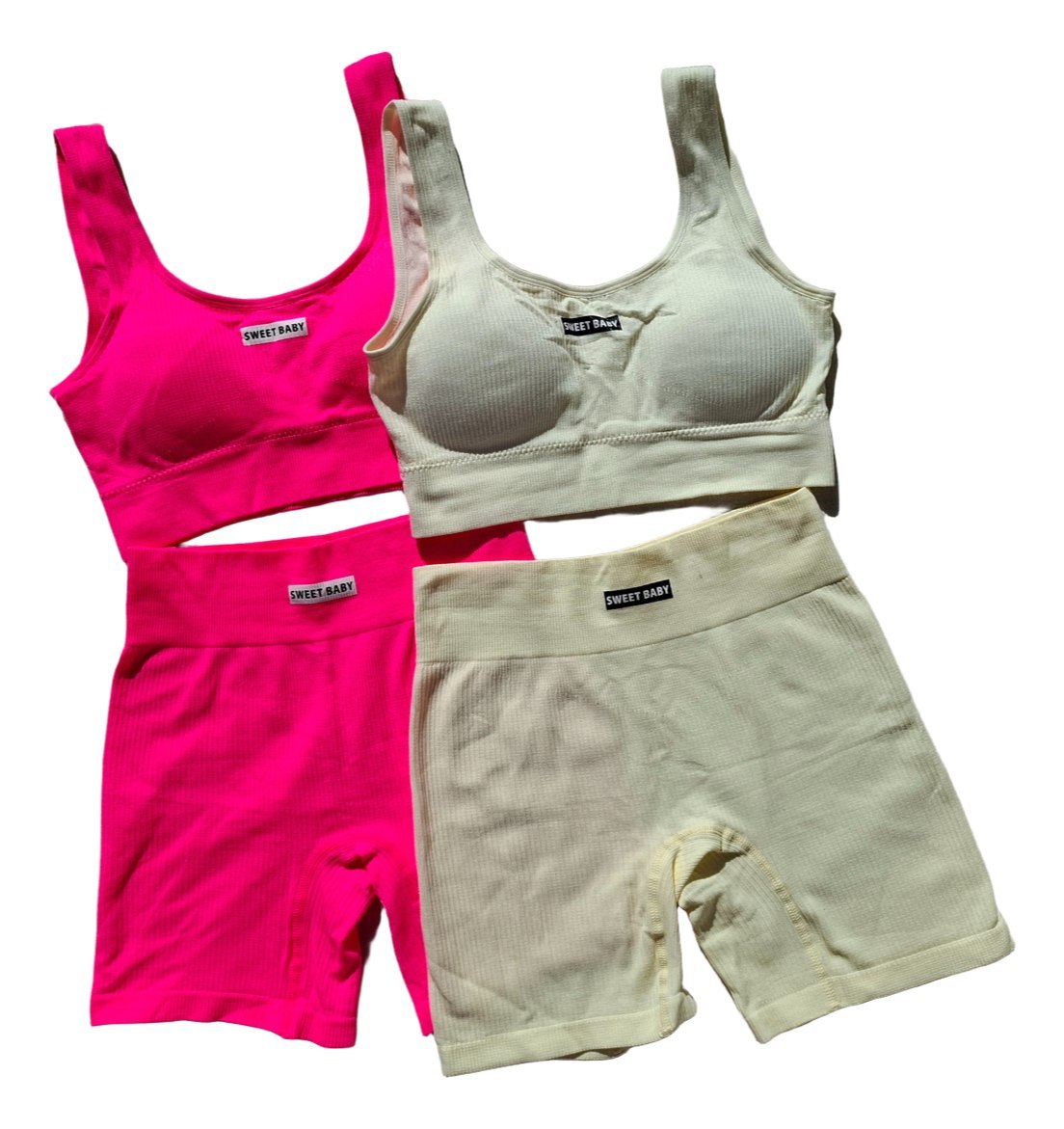 Conjunto Importado 2 Piezas Sweet Baby Top + Calza Biker - Image 5