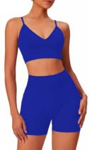 Conjunto Sports 3 Piezas Top + Colaless + Short Con Frunce