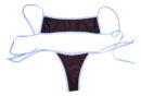 Bikini Sao Mujer Lycra Bandó Tira Recta Brasil Tendencia