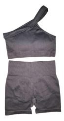 Conjunto 2 Piezas Top + Calza Push Up Premium Levanta Cola