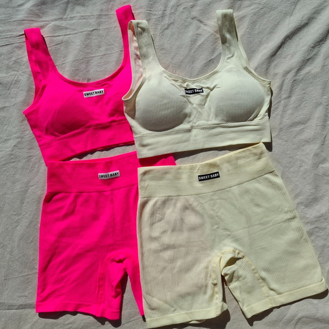 Conjunto Importado 2 Piezas Sweet Baby Top + Calza Biker - Image 25