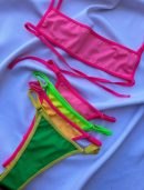 Bikini Tendencia Verano Ajustable Tira Recta Brasil Bando