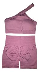 Conjunto 2 Piezas Top + Calza Push Up Premium Levanta Cola