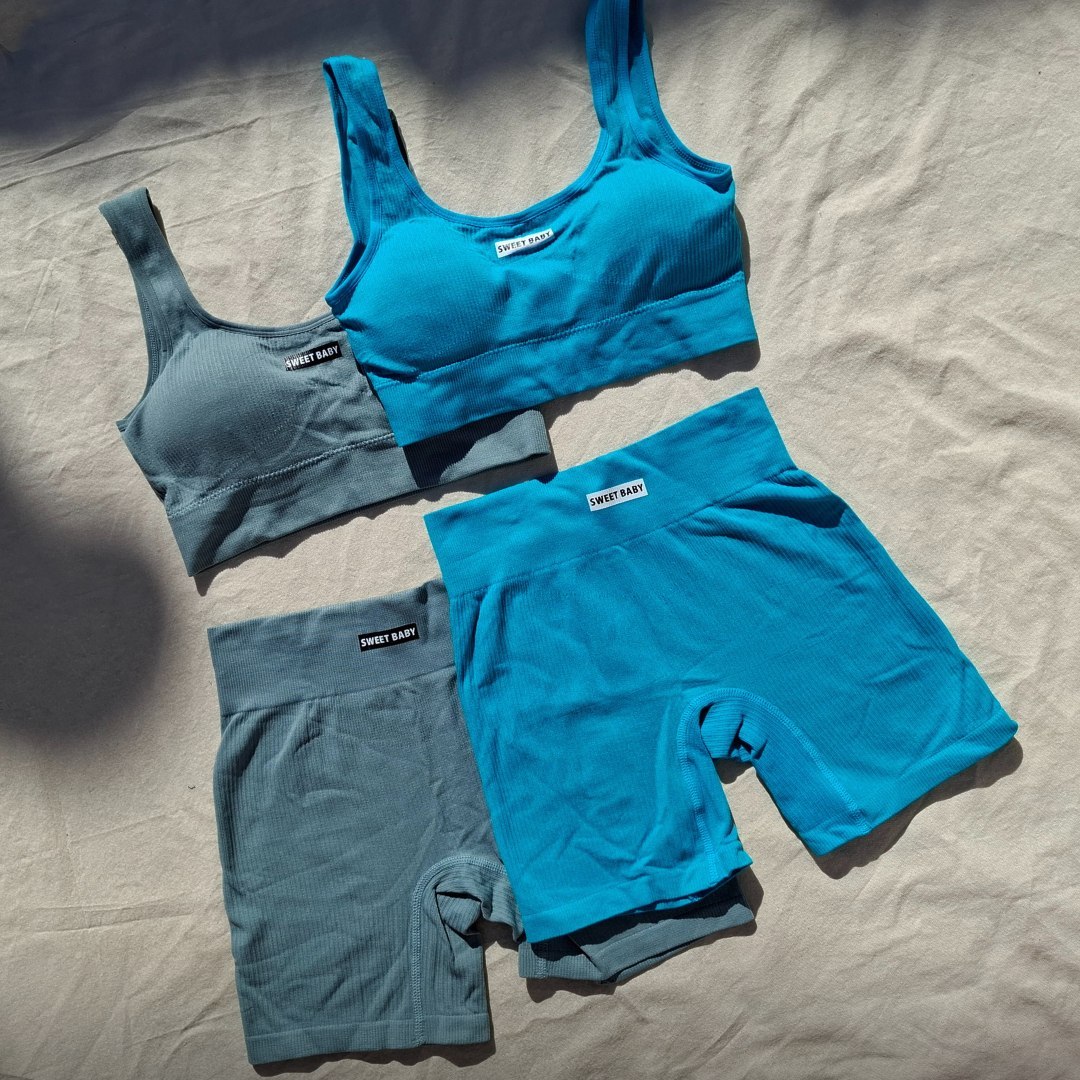 Conjunto Importado 2 Piezas Sweet Baby Top + Calza Biker - Image 19