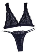 Conjunto Luanda Encaje 2 Piezas Tanga Mujer Sexy Lenceria