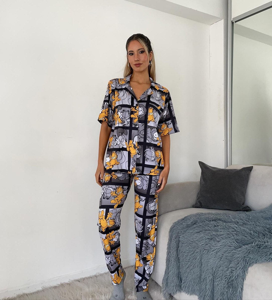 Pijama Mujer Premium Animados Camisa Super Amplios - Image 28