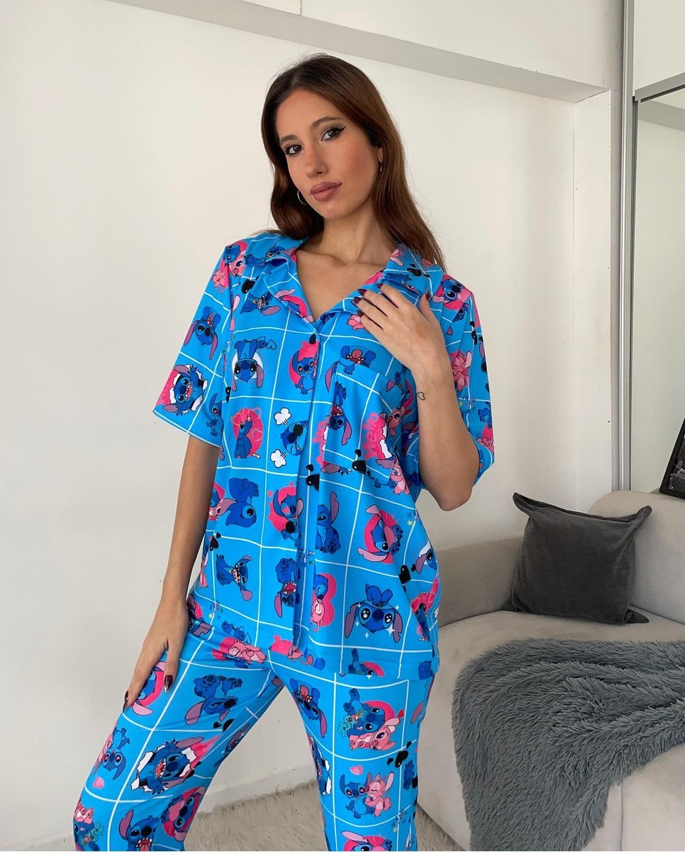 Pijama Mujer Premium Animados Camisa Super Amplios - Image 18