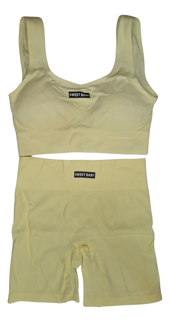 Conjunto Importado 2 Piezas Sweet Baby Top + Calza Biker - Image 24