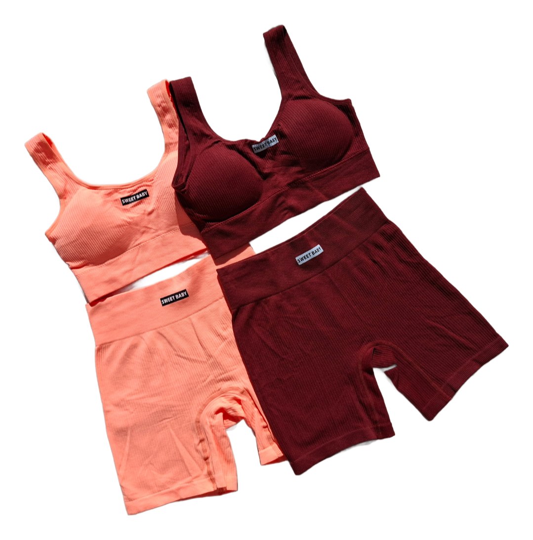 Conjunto Importado 2 Piezas Sweet Baby Top + Calza Biker - Image 20