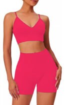 Conjunto Sports 3 Piezas Top + Colaless + Short Con Frunce