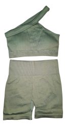 Conjunto 2 Piezas Top + Calza Push Up Premium Levanta Cola