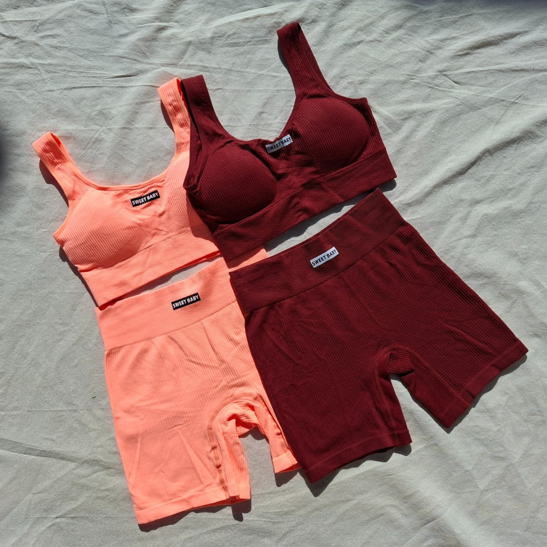 Conjunto Importado 2 Piezas Sweet Baby Top + Calza Biker - Image 21