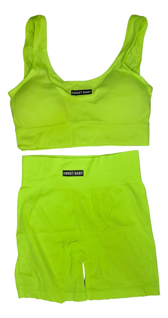 Conjunto Importado 2 Piezas Sweet Baby Top + Calza Biker - Image 15