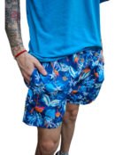 Short De Baño De Hombre Estampado Tendencia