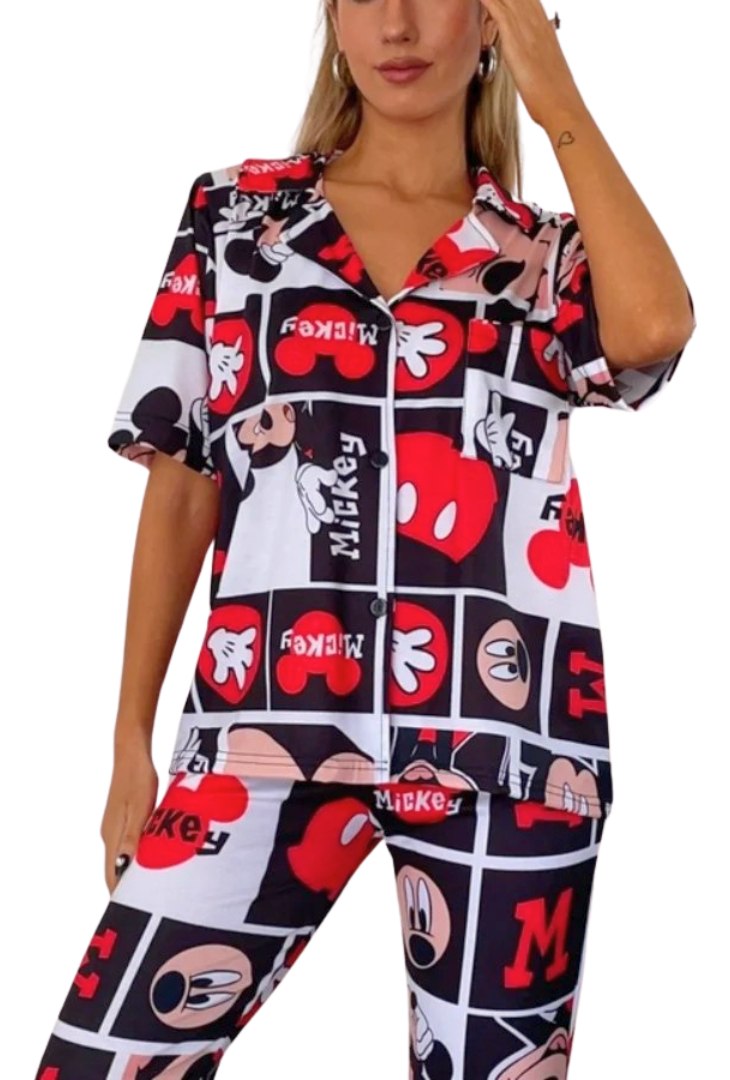 Pijama Mujer Premium Animados Camisa Super Amplios - Image 20