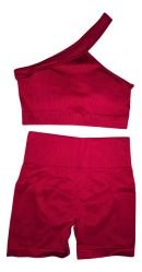 Conjunto 2 Piezas Top + Calza Push Up Premium Levanta Cola