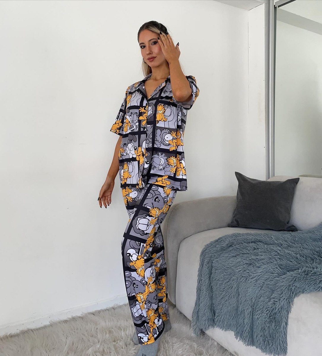 Pijama Mujer Premium Animados Camisa Super Amplios - Image 27