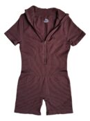Catsuit Deportivo Con Cierre Frontal Tendencia