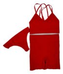 Conjunto Sports 3 Piezas Top + Colaless + Short Con Frunce