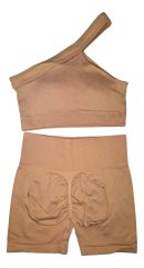 Conjunto 2 Piezas Top + Calza Push Up Premium Levanta Cola