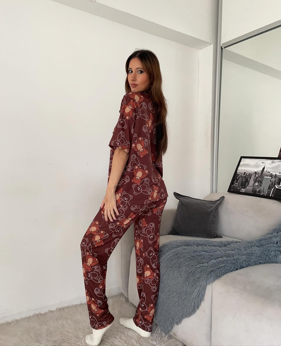 Pijama Mujer Premium Animados Camisa Super Amplios - Image 51