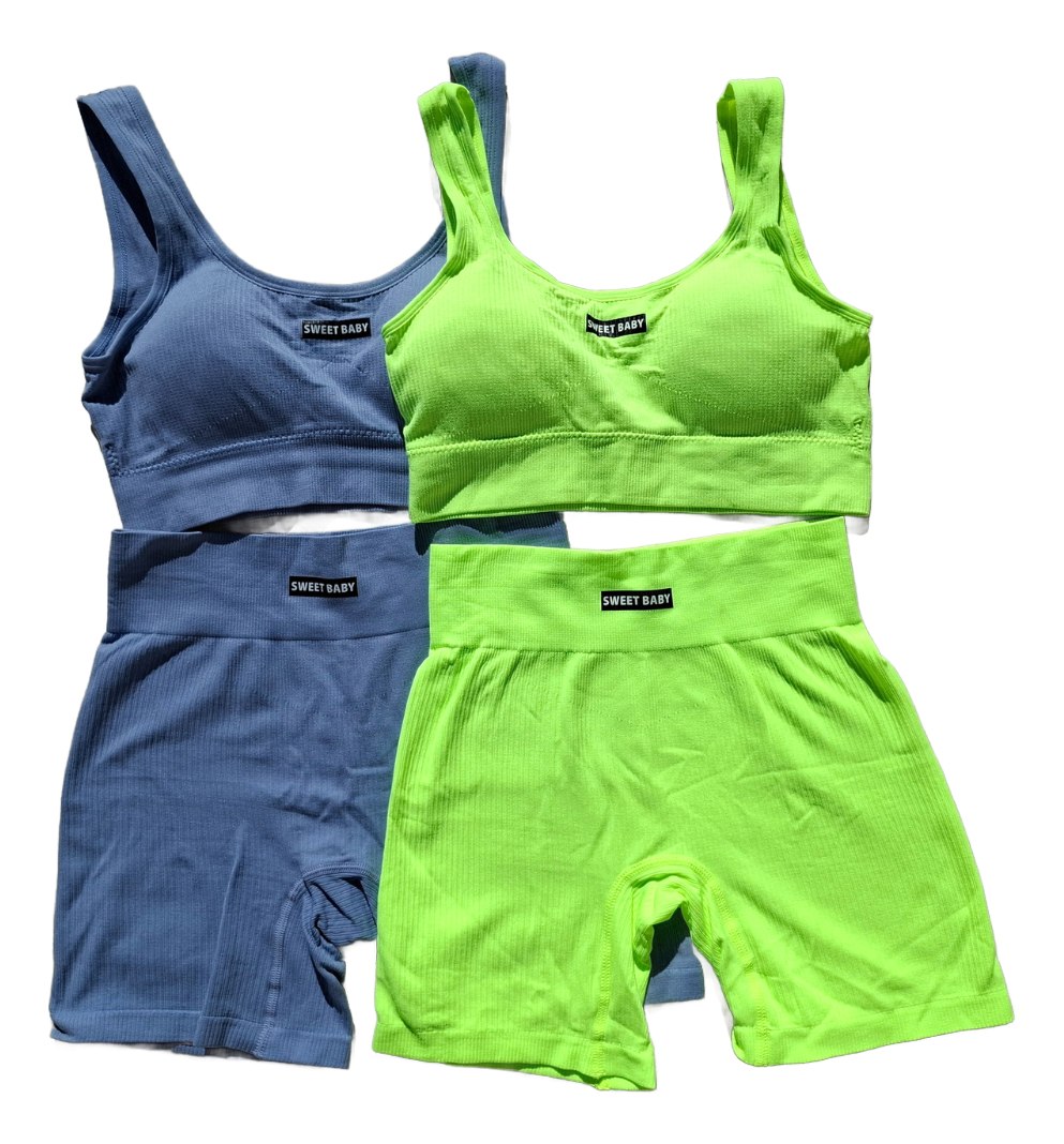 Conjunto Importado 2 Piezas Sweet Baby Top + Calza Biker - Image 14