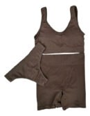 Conjunto Indonesia 3 Piezas Top Calza Short C/frunce Colales