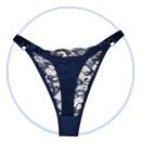 Tanga De Encaje Ajustable Tira Ancha