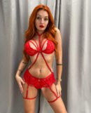 Conjunto 3 Piezas Sexy Lenceria Intima Arnes Encaje