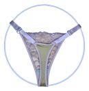 Tanga De Encaje Ajustable Tira Ancha