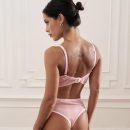 Conjunto Retro Lencería Sexy Arco Translucido Transparente