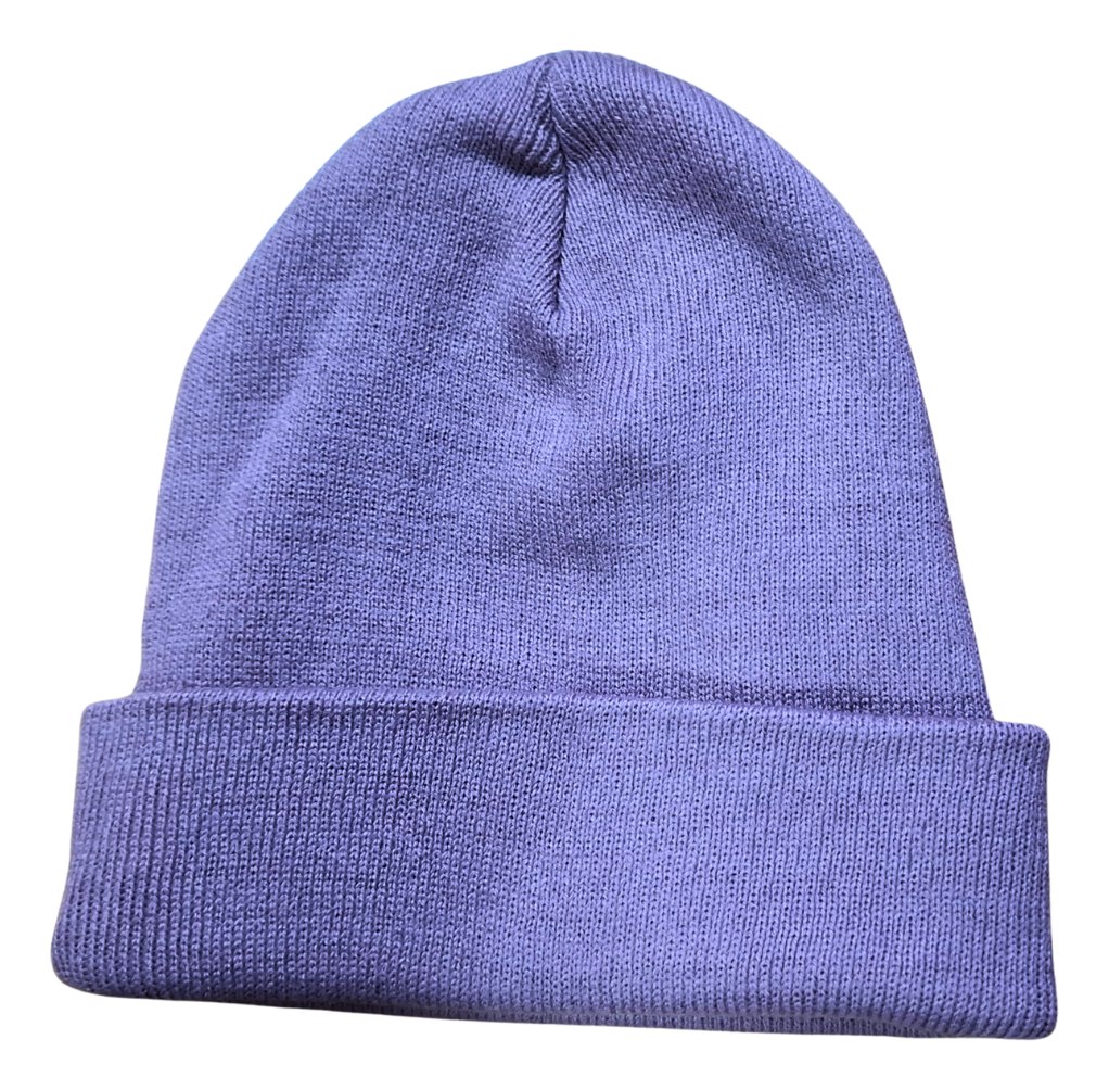 Gorros Beanie Premium De Adulto Unisex Tejido Color Gris Talle Unico