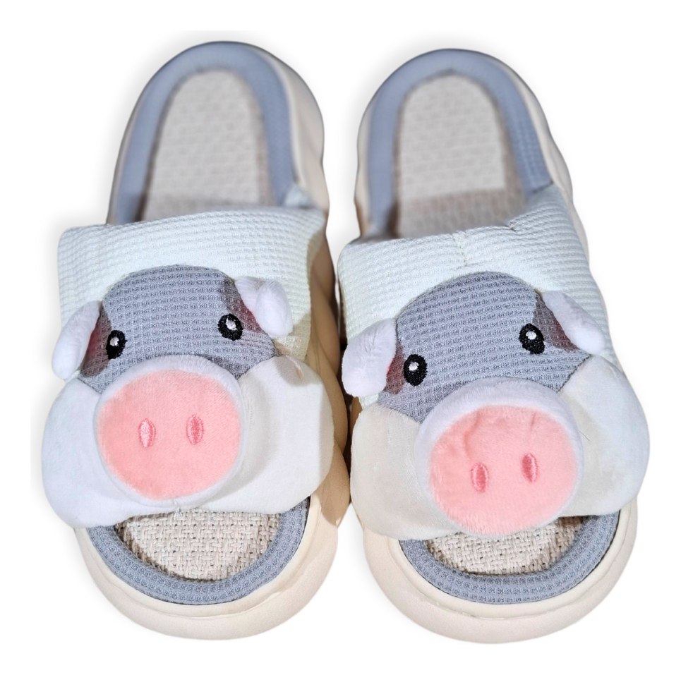 Pantuflas Kawaii Peluche Animada Importada Calentitas Unisex - Image 4