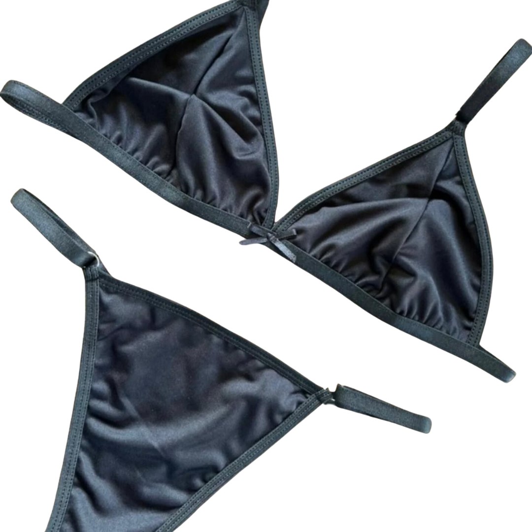 Conjunto Suva De Lycra - Corpiño Y Tanga - Image 3