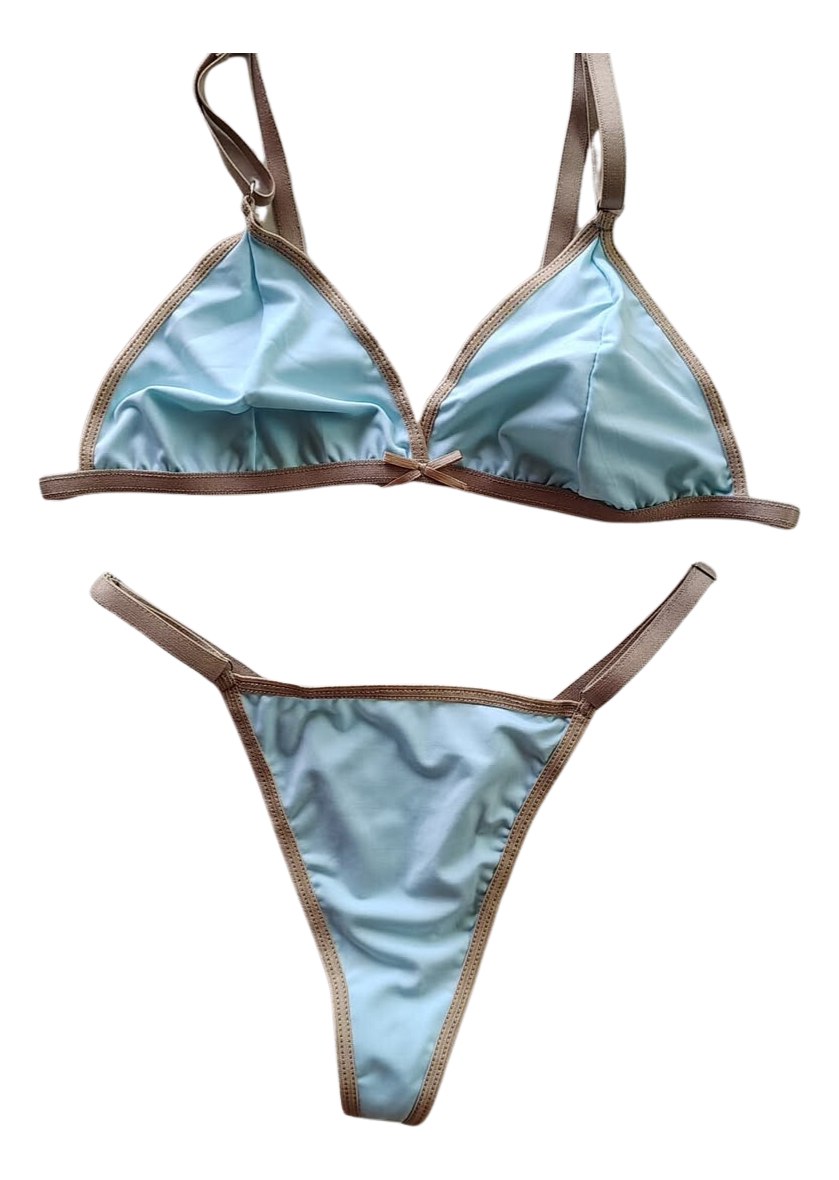 Conjunto Suva De Lycra - Corpiño Y Tanga - Image 6