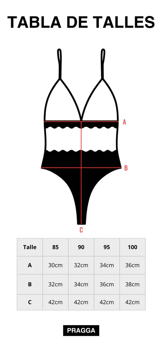 Body Encaje Sexy Cola Less Regulable Elastizado Puntilla - Image 12